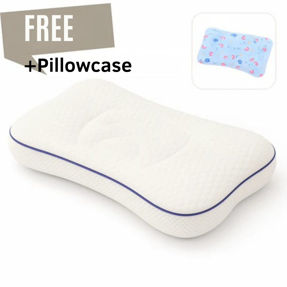 FLUFFY CLOUD - Anti-Bacterial and Breathable Cotton Neck Pillow for Children.