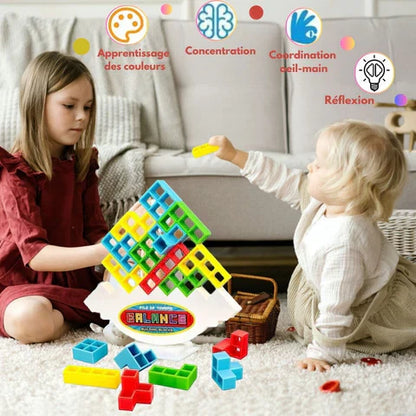 Balancing Tetris Tower - Tetra