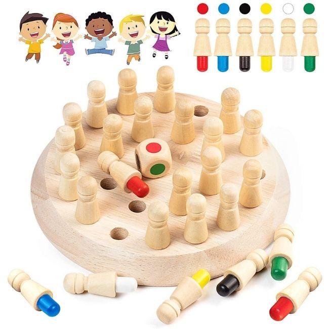 WoodJoy - color memory chess set