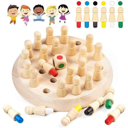 WoodJoy - color memory chess set