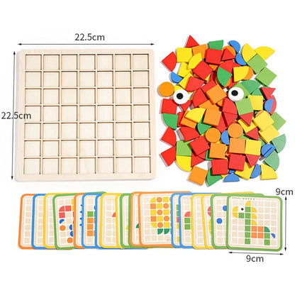Woods - Educational Animation - Wooden Pattern Puzzle
